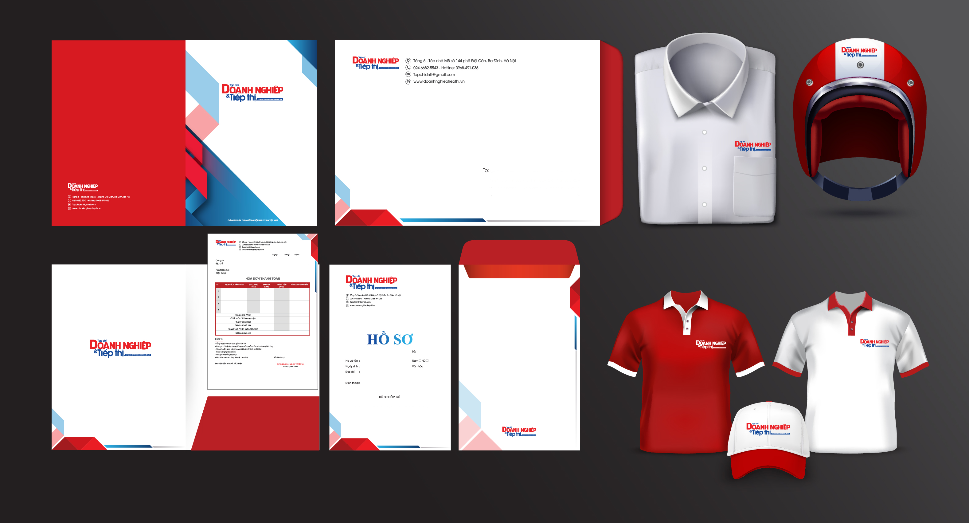 Dự án thiết kế logo thương hiệu cho tạp chí Doanh Nghiệp