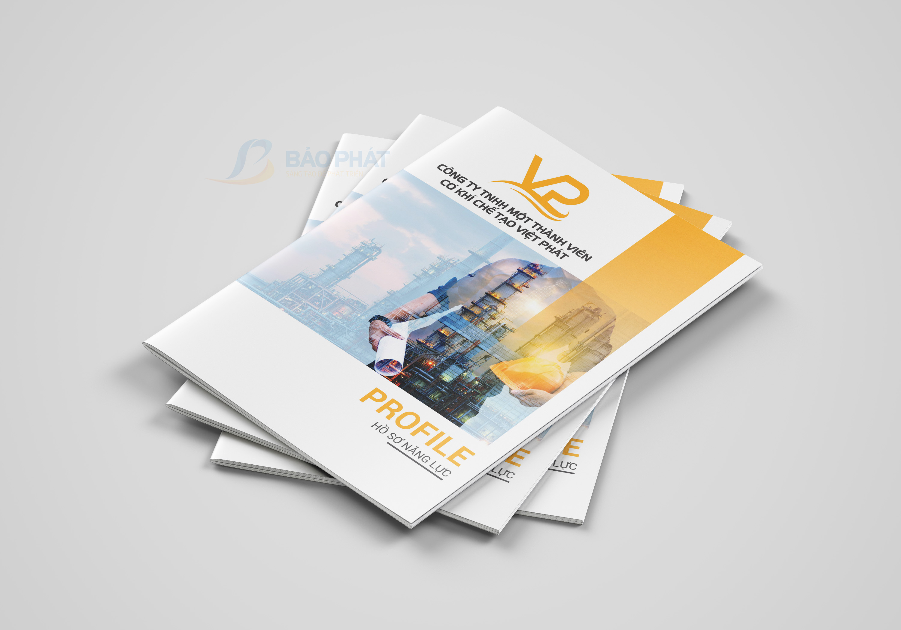 Bìa giới thiệu profile công ty cơ khí