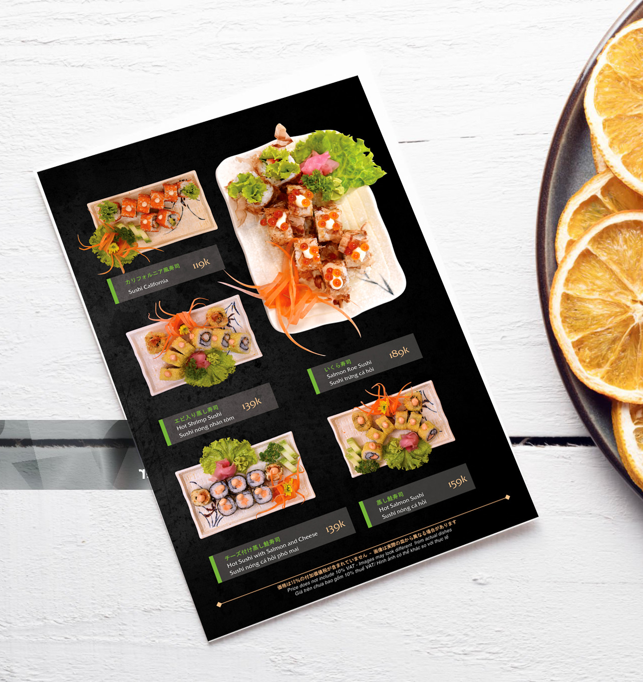 mẫu menu nhà hàng đẹp nhất