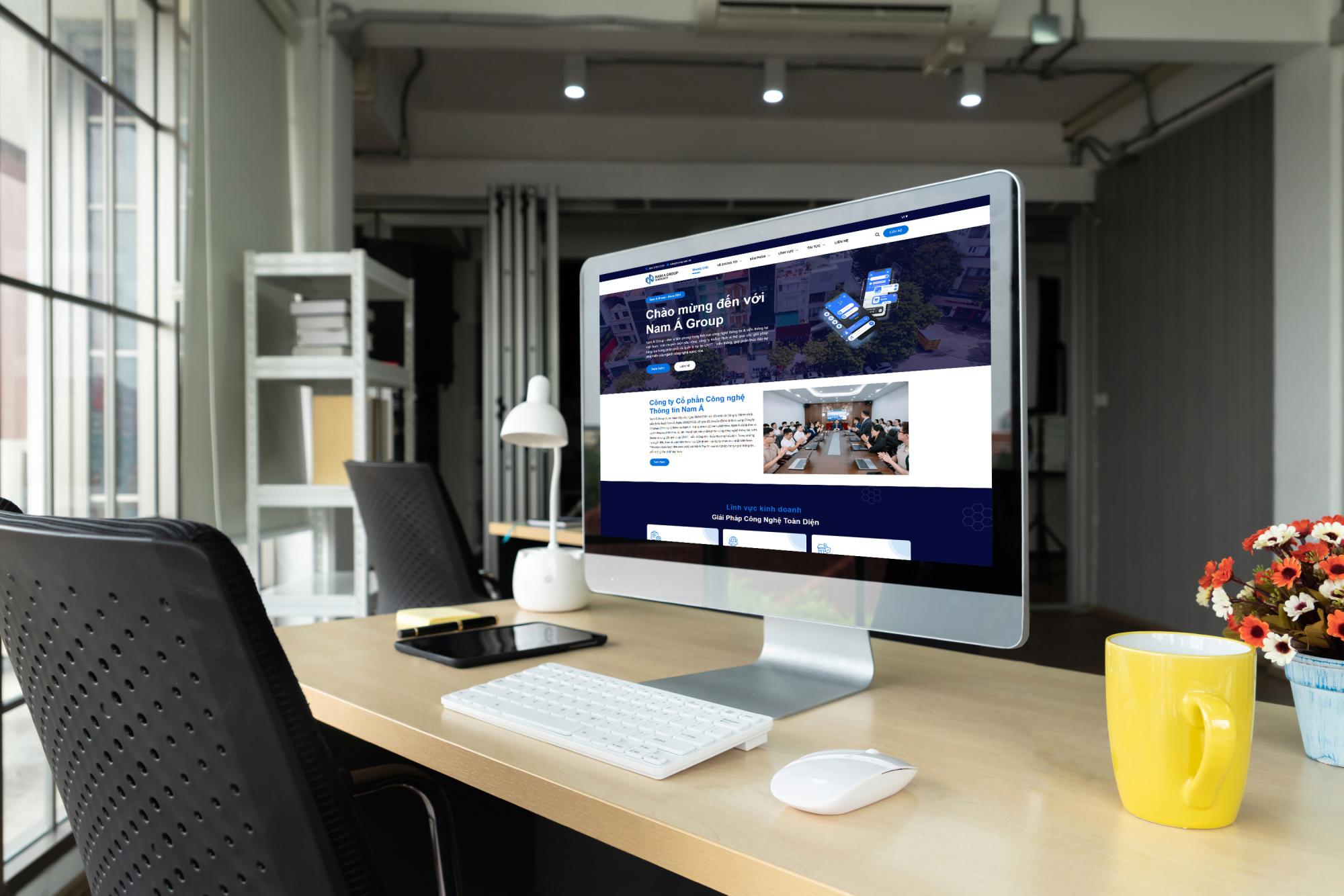 Website Tập đoàn Nam Á – Khẳng định đẳng cấp thương hiệu đa ngành