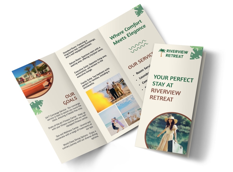 Mẫu Brochure Hotel Đẹp - Dịch vụ thiết kế brochure Trong Ngành Khách Sạn