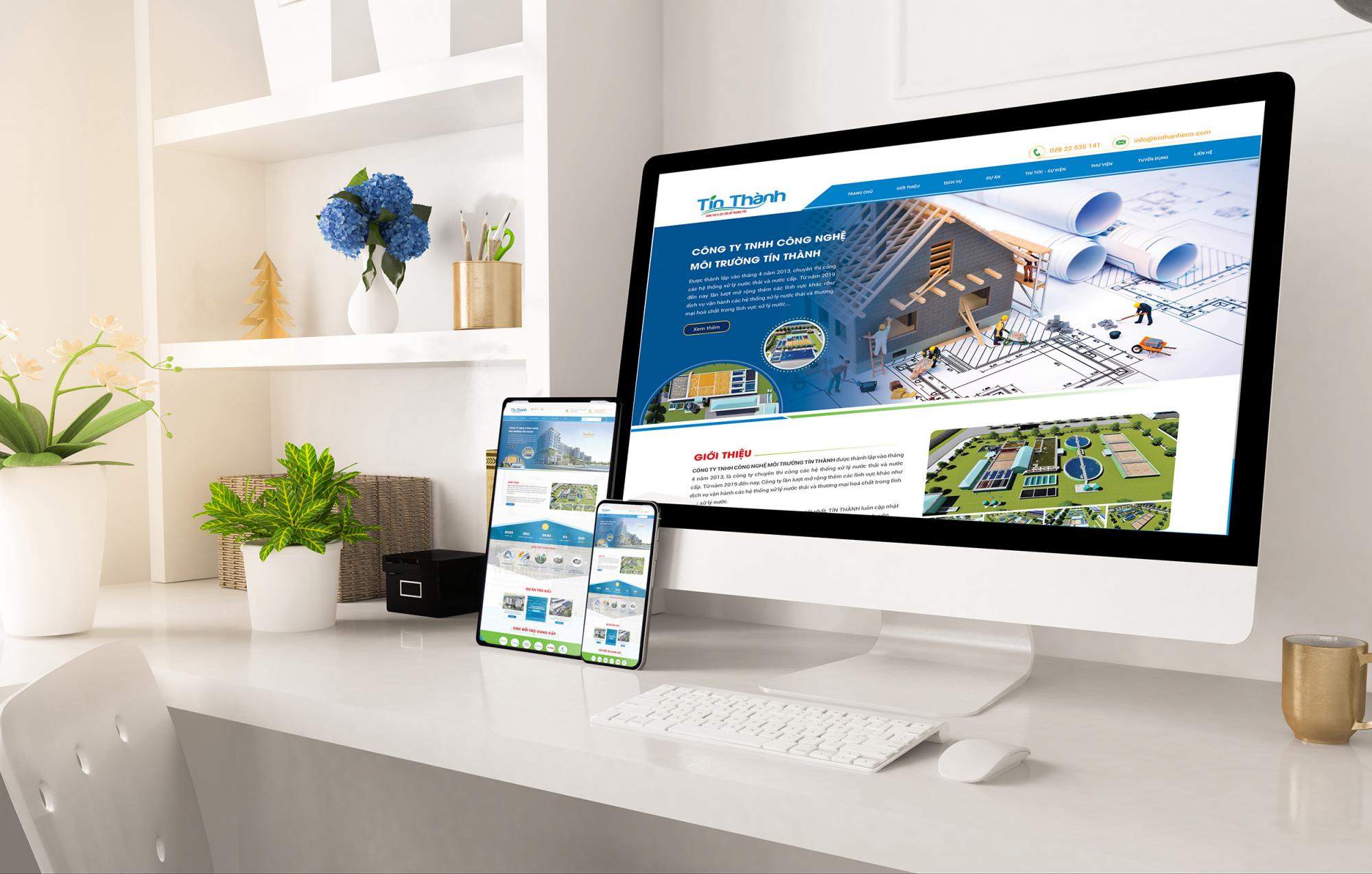 Website Công ty Tín Thành – Chuyên Về Môi Trường