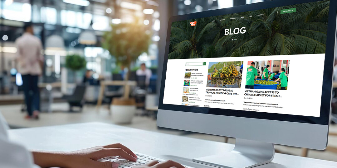 Website COCO PRODUCE – Kết nối nông sản Việt với thị trường toàn cầu